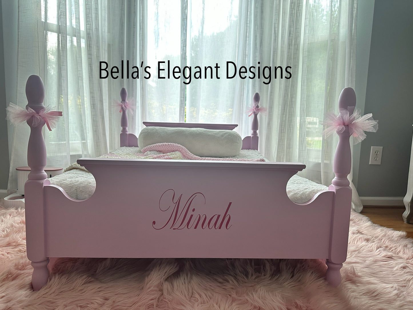 Bed for Furry Princess - SOLD BUT WE CAN CUSTOM BUILD SIMILAR DESIGN