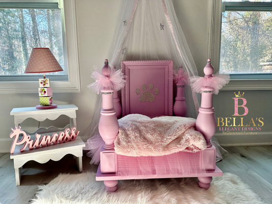 Bed for Furry Princess - SOLD BUT WE CAN CUSTOM BUILD SIMILAR DESIGN