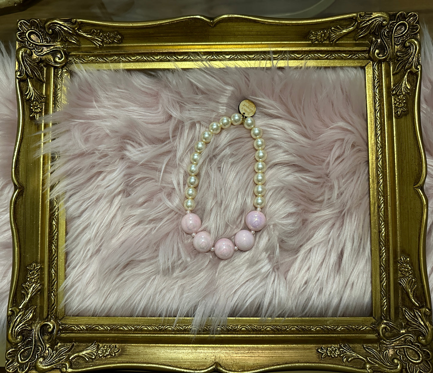 Gorgeous Pink Pearl Necklaces for Pets