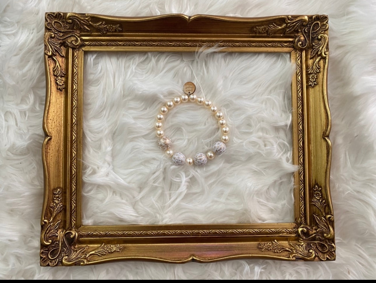 Gorgeous Golden Sparkle Pearl Necklaces for Pets