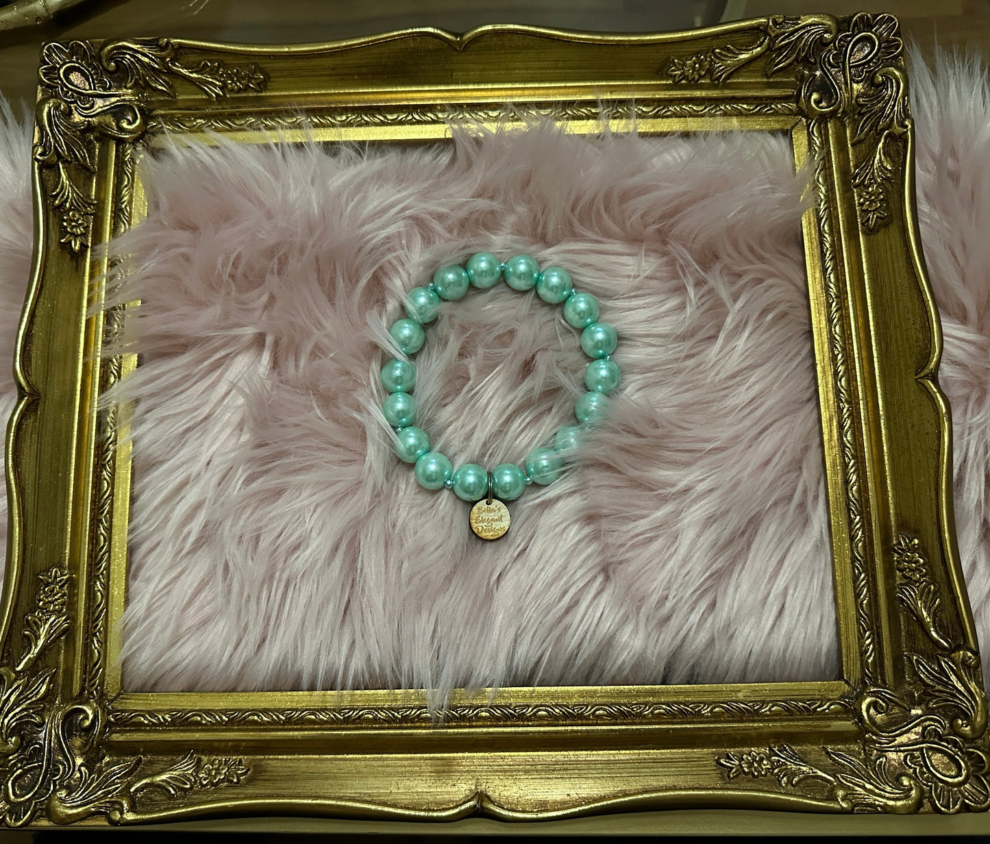 Tiffany Blue Pearl Necklaces for Pets
