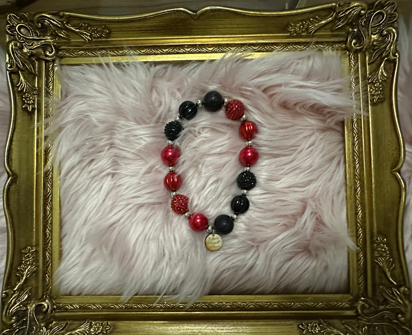 Gorgeous Ruby & Onyx Pearl Necklaces for Pets