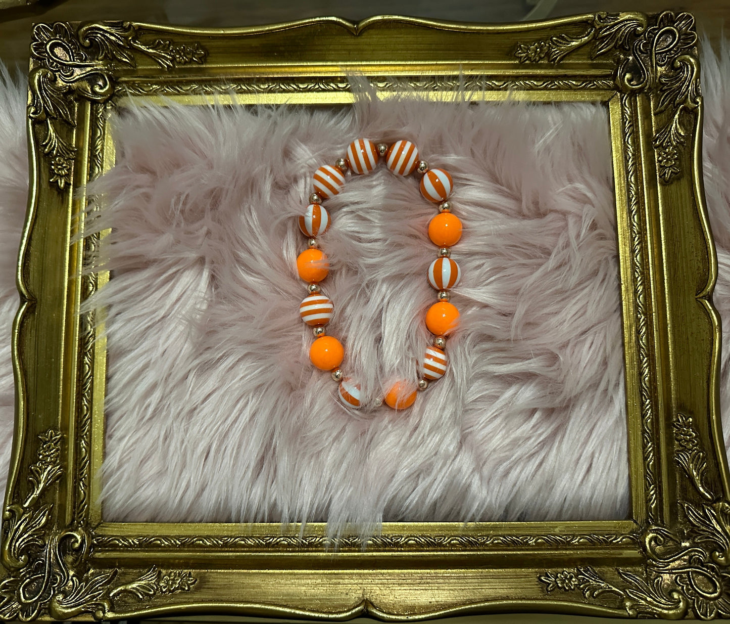 Gorgeous Apricot Sparkle Pearls Necklaces for Pets