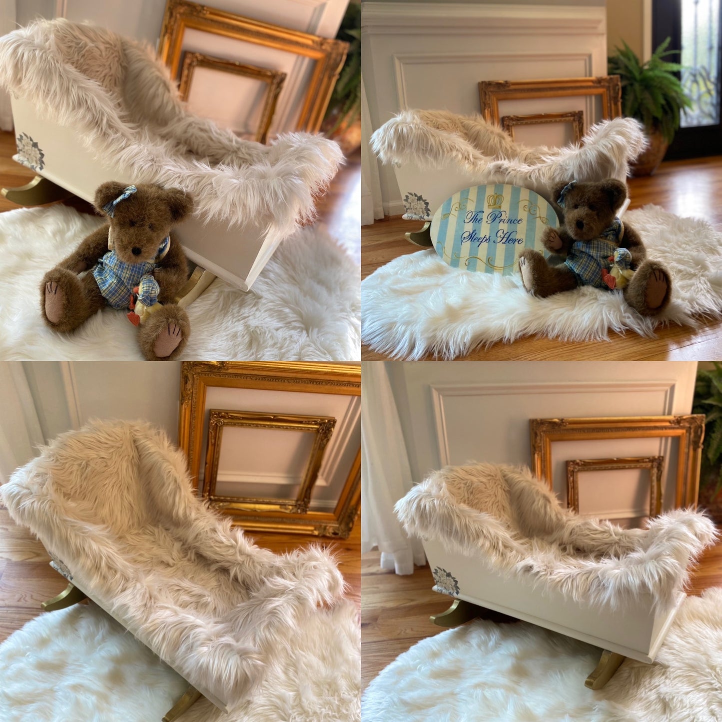 Vintage Cradle Bed for Pets